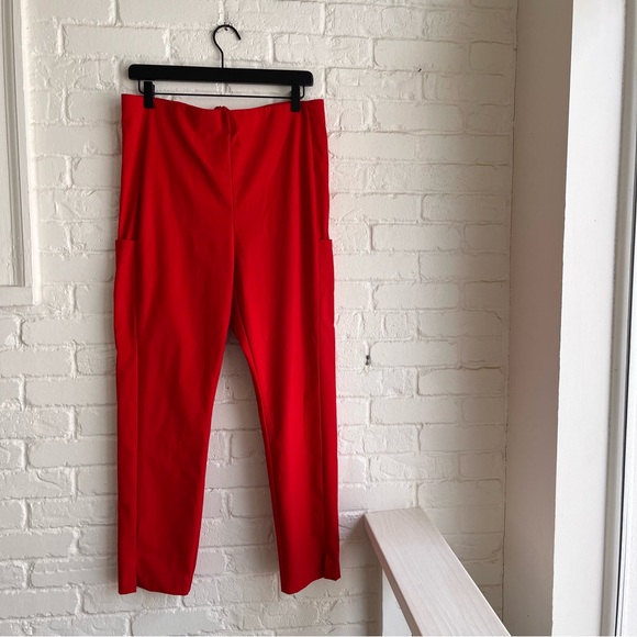 Athleta Pants & Jumpsuits Athleta Red Work Pants Size Large Poshmark